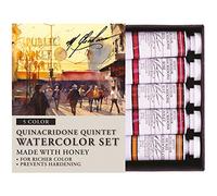 M. Graham Artists' Watercolour Paint 15 ml Tubes, Quinacridone Quintet 5 Colour Set
