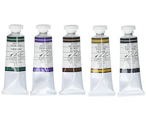 M. Graham Artists' Watercolour Paint 15 ml Tubes, The South 5 Colour Set