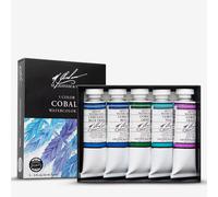 M. Graham : Artists' Watercolour Paint : 15ml : Cobalt Mix Set of 5