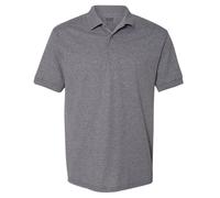 Gildan - Polo Jersey Short Sleeve Breathable Model DryBlend Men's - Summer/Exercise, Graphite Heather, M