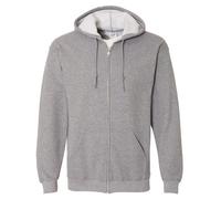 (M, Graphite Heather) Gildan Heavy Blend Unisex Adult Full Zip Hooded Sweatshirt Top