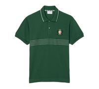 Lacoste Mens L.12.12 Embroidered Classic Polo Shirt - Green - M - Green - 100% Cotton
