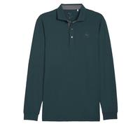 (M, Green/Slate) Puma Mens Cloudspun Midweight Long-Sleeved Polo Shirt