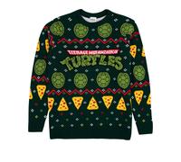 (M, Green) Teenage Mutant Ninja Turtles Unisex Adult Knitted Jumper