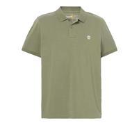 Timberland Mens Oyster River Logo Short-Sleeved Polo Shirt - Green - M - Green