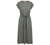 (M, Green Willow Print) Trespass Womens Capped Sleeve Dress - Portia