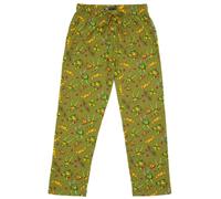 (M, Green/Yellow) Teenage Mutant Ninja Turtles Mens Lounge Pants