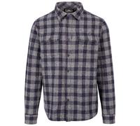 (M, Grey/Blue) Trespass Mens Portlaw Checked Shirt
