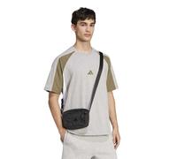 (M, Grey Heather Marl) Adidas Mens Essentials Colour Block T-Shirt