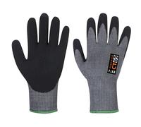 (M, Grey) Portwest - CT AHR+ Foam Nitrile Cut Resist Glove (1 Pair Pack)