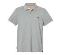 (M, Grey) Timberland Mens Oyster River Logo Short-Sleeved Polo Shirt