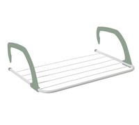 M&H 6 Bar Radiator Airer - Over Radiator Airer - Radiator Towel Rail Hanger Clothes Washing Drying Indoor Rack Rail Dryer Adjustable Foldable - Laundry Dryers Clothes, Hanging Drying Rack Airer