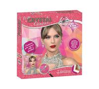 M&H Icon Crystal Canvas Kit - DIY Bejewelled Art for Swifties, Includes Wooden Frame & 8500 Crystals, Create Stunning Wall Décor, Iconic Singer Design, Craft Kit with Accessories (8500)