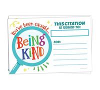 m&h invites Colorful Caught Being Kind Shout Out Cards From Teacher - Kindness Student Citation Cards, Classroom Reward Notes, Positive Behavior Incentives