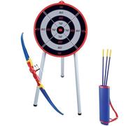 M&H Kids Archery Set, Complete Play Set with Bow, Arrows, Quiver, and Target with Stand, Great for Outdoor Play, Perfect for hours of play, Suitable for ages 5 years +||