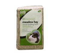 M&H Meadow Hay Small Animal Feed & Bedding - Biodegradable Dust Extracted Pet Bedding for Rabbits Hamsters Guinea Pigs Gerbils Mice & Chinchillas, Large (Meadow Hay)