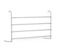 M&H Set 2x4 Bar Radiator Clothes Airer, Drying Space Sturdy Metal Indoor Clothes Dryer, Lightweight Portable Towel Hanging Rail, Outdoor Clothes Airer, over radiator clothes airer 34 x 50 x 14.5 (2)