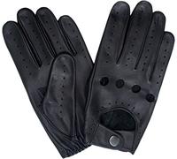 M&H Since 1978 Driving Gloves for Men - Mens Leather Car Gloves, Black, S