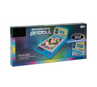 M&H Tabletop Pinball Game with LED Lights & Sound Effects, Compact Arcade Game for Kids & Adults, Electronic Pinball Machine, Portable Mini Pinball Playset for Home Travel & Parties