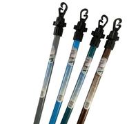 M&H Telescopic Washing Line Prop for Outside with Adjustable Height, Heavy Duty Clothes Line Support Pole, Extendable Washing Line Pole for Outdoor Garden Drying Line Support (4)