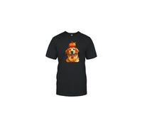(M) Halloween Golden Retriever Dog , Funny Halloween Golden Retriever T-Shirt