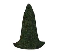 M Halloween Hooded Cape Math Formula Print for Adults - Unisex Costume Accessory for Parties, Carnivals, and More