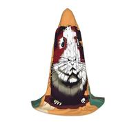 M Halloween Hooded Cape - Unisex Guinea Pig pattern Full Print Costume for Parties, Carnivals, and Comic Exhibitions