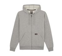 (M, Heather Grey) Dickies Mens Fleece Full Zip Hoodie