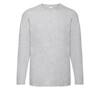 Fruit of the Loom Valueweight Long Sleeve T Shirt Gold M