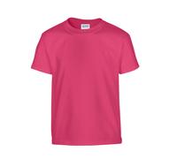 (M, Heliconia) Gildan Childrens/Kids Heavy Cotton T-Shirt