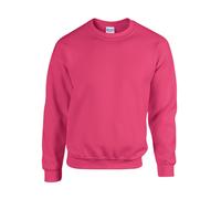 (M, Heliconia) Gildan Mens Heavy Blend Sweatshirt