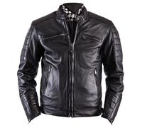 Helstons Cruiser Rag Leather Jacket, black, size M