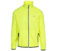 (M, Hi Vis Yellow) Trespass Mens Retract Hi-Vis Packaway Waterproof Jacket.