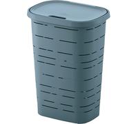 M-Home PLS6047V-172 Laundry Basket, Plastic, Sky Blue, 45 x 33 x 60 cm (55 L)