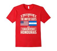 (M) Honduras lovers in usa shirt-Father's Day