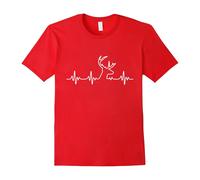 (M) Hunting Heartbeat T-Shirt - Deer Heartbeat - I Love Hunting-Father's Day