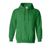 (M, Irish Green) Gildan Heavy Blend Adult Unisex Hooded Sweatshirt / Hoodie