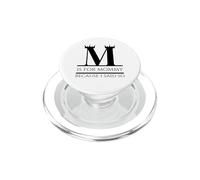 M Is For Mommy Because I Said So Fun Mother Ma Mother's Day PopSockets PopGrip for MagSafe
