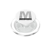 M Is For Mother Because I Said So Fun Mother Ma Mother's Day PopSockets PopGrip for MagSafe