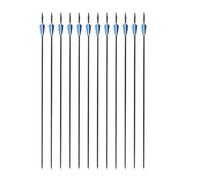 M.J COMFY-LIFE 12Pcs Archery Arrows 30 inch Carbon Hunting Targeting Arrows with Broadhead Target Practice Shooting Arrows for Recurve Bow Compound Bow Longbow