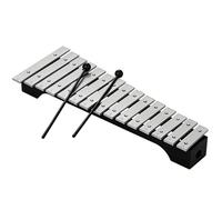 M.J COMFY-LIFE 15-Note Xylophone Glockenspiel Professional Percussion Musical Instrument with Mallets and Carrying Bag for Music Teaching Home Entertainment & Beginners Xylophone Glockenspiel Black