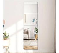 M.J COMFY-LIFE 4PCS Mirror Tiles Square Acrylic Mirror Wall Sticker 12" Mirror DIY Wall Sticker Removable Self-Adhesive