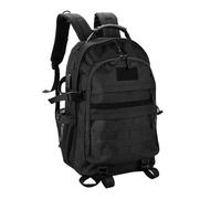 M.J COMFY-LIFE 50L Outdoor Military Tactical Army Backpack Rucksack Camping Hiking Trekking Bag (Black)