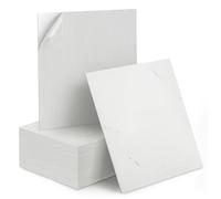 M.J COMFY-LIFE 50PCS Marble Self-Adhesive Wall Tiles 30x30cm - Peel and Stick Wall Panels for Kitchen, Bathroom, Bedroom and Living Room Wall Decor (White)