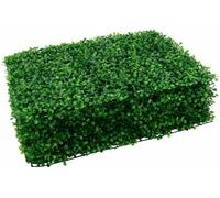 M.J COMFY-LIFE 6PCS Artificial Hedge Plant Panels 60 x 40cm Grass Plant Wall Panels Green Privacy Living Wall Fence Screening Home Garden Spring Leaf Backdrop for Indoor Outdoor