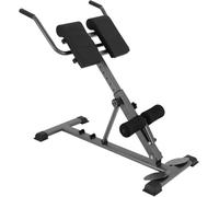 M.J COMFY-LIFE Adjustable Roman Chair Back Extension/Hyperextension Bench Steel Frame Supports 180kg 7-Level Height Adjustment (73-96cm) 106x45x43-71cm Foldable Design (Black)