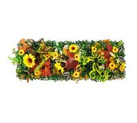 M.J COMFY-LIFE Artificial Hedge Plant Panels 75 * 25cm Grass Plant Wall Panels Green Privacy Living Wall Fence Screening Home Garden Spring Leaf Backdrop for Indoor Outdoor