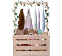 M.J COMFY-LIFE Baby Shower Basket 30×24×43 cm - Crate Gift Hamper for New Parents Baby Shower Hamper Basket & Nursery Storage Organizer (Beige)