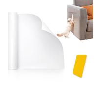 M.J COMFY-LIFE Cat Anti Scratch Tape, Transparent Furniture Protector Sheets, Self-Adhesive Sticky Paws Scratch Deterrent Tape for Sofa, Couch, Carpet, Door, Corner Protection from Cats (20x300cm)