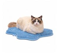 M.J COMFY-LIFE Cat Massage Brush Scratching Board - Self Grooming Corner Brush for Cats to Scratch, Groom Fur & Get Beauty Massages, Multi-functional Climbing Cat Scratcher (3PCS)